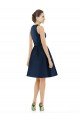 Short Halter Length Luxe Satin Cocktail Dress UK