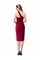 One Shoulder Short Crepe Cocktail Dress UK
